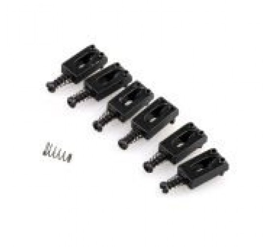 Musiclily MX0884BK-6 комлект седел для бриджа, черные, 6шт