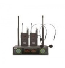 XLine MD-272B Радиосистема двухканальная c двумя поясными передатчиками и головными гарнитурами