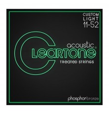 Cleartone 7411 Phosphor Bronze Комплект струн для акустической гитары, ф.бронза, с покрытием, 11-52