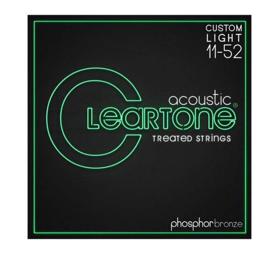Cleartone 7411 Phosphor Bronze Комплект струн для акустической гитары, ф.бронза, с покрытием, 11-52