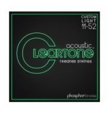 Cleartone 7411 Phosphor Bronze Комплект струн для акустической гитары, ф.бронза, с покрытием, 11-52