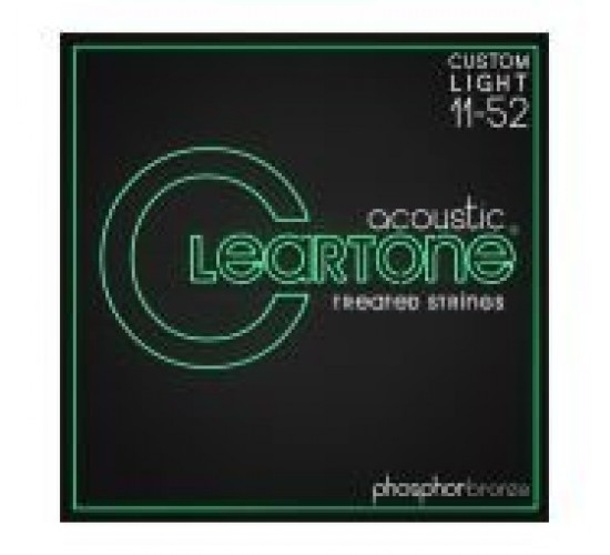 Cleartone 7411 Phosphor Bronze Комплект струн для акустической гитары, ф.бронза, с покрытием, 11-52