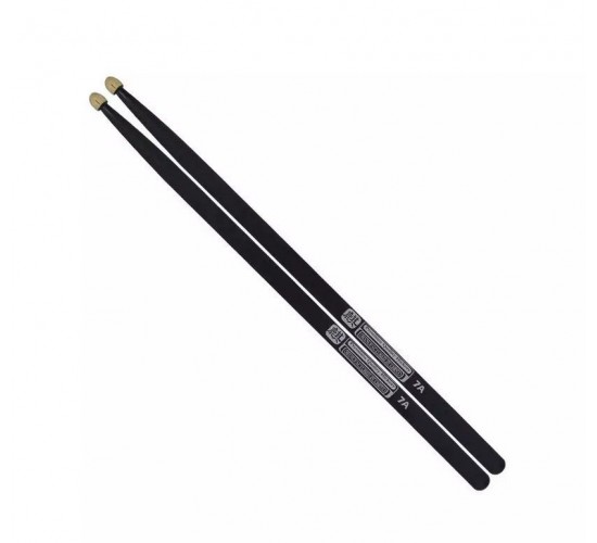 HUN 10103011 Colored Series QI 7A Барабанные палочки, орех гикори, черные