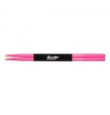 HUN 1010100201032 Colored Series 5A PINK Барабанные палочки, орех гикори, розовые