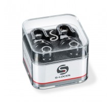 Schaller 14010401 Security Locks black, стреплоки (пара) черный хром