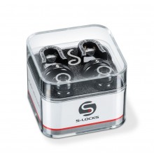 Schaller 14010401 Security Locks black, стреплоки (пара) черный хром