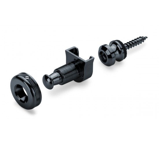 Schaller 14010401 Security Locks black, стреплоки (пара) черный хром