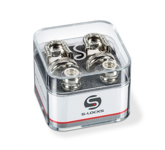 Schaller 14010101 Security Lock крепление для ремня с блокировкой для гитары (пара),никель