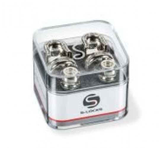 Schaller 14010101 Security Lock крепление для ремня с блокировкой для гитары (пара),никель