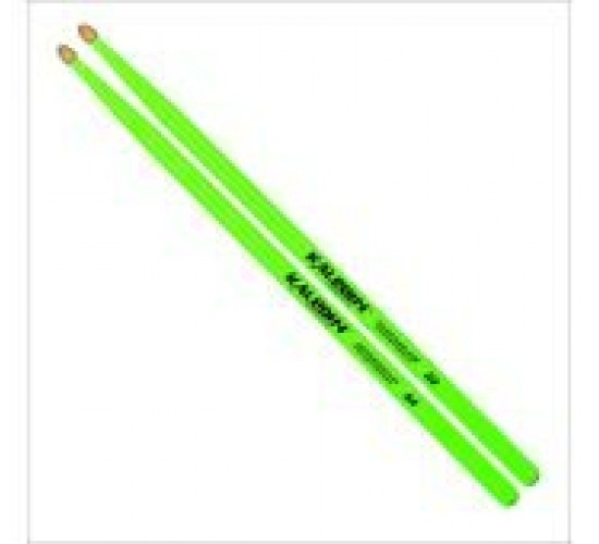 Kaledin Drumsticks 7KLHBGN5A 5A Барабанные палочки, граб, флуоресцентные ярко-зеленые