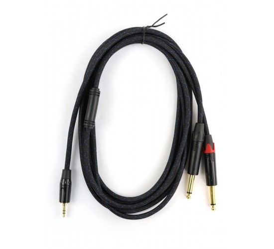 AuraSonics J35Y2J63-3 аудио Y-кабель jack 3.5мм -> 2 x jack 6.35мм, 3м