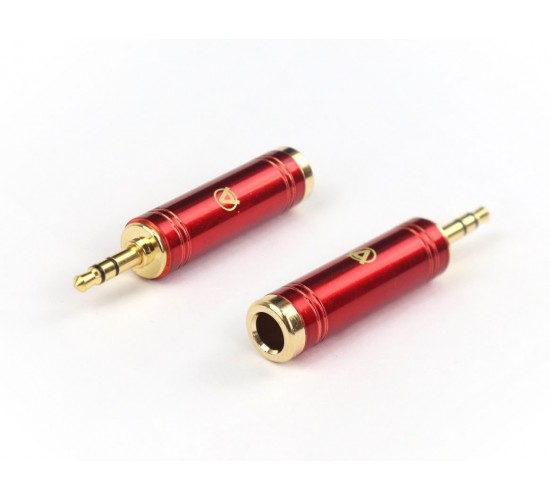 AuraSonics J63J35 переходник Jack TRS 6.3мм female -> Jack TRS 3.5мм male, позолоченные контакты