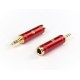 AuraSonics J63J35 переходник Jack TRS 6.3мм female -> Jack TRS 3.5мм male, позолоченные контакты