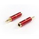 AuraSonics J63J35 переходник Jack TRS 6.3мм female -> Jack TRS 3.5мм male, позолоченные контакты