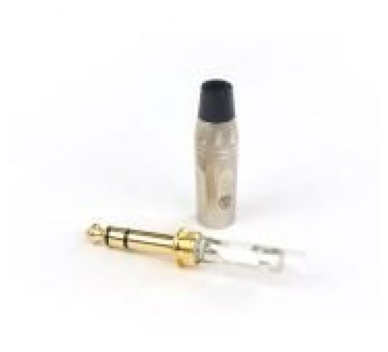 AuraSonics JMA3-G кабельный разъем Jack 6.3мм TRS (стерео) штекер, позолоченные контакты, матовый ни