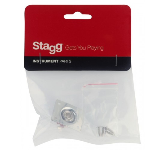 Stagg SP-IJLP-CH накладка для гнезда Jack, для Les paul, цвет хром