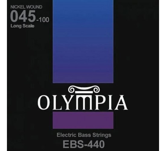 Olympia EBS440 Комплект струн для 4-струнных бас гитар 45-100