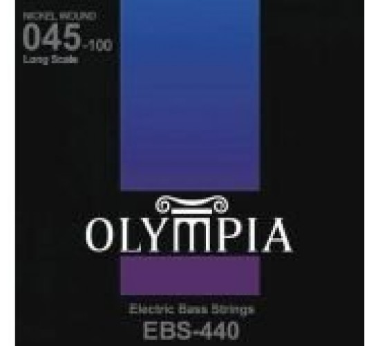 Olympia EBS440 Комплект струн для 4-струнных бас гитар 45-100