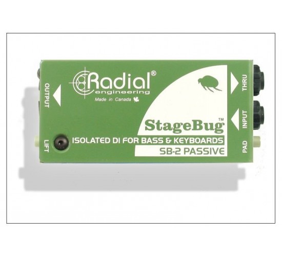 Radial SB-2 пассивный ди-бокс для баса, акустики и клавиш