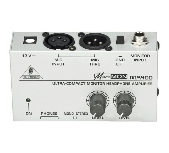 Behringer MA400 MICROMON компактный мониторный усилитель для стереонаушников