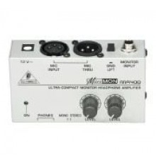 Behringer MA400 MICROMON компактный мониторный усилитель для стереонаушников