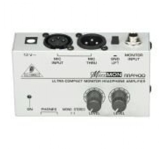 Behringer MA400 MICROMON компактный мониторный усилитель для стереонаушников