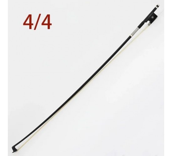 Vingobow 100V карбоновый смычок для скрипки 4/4, белый волос