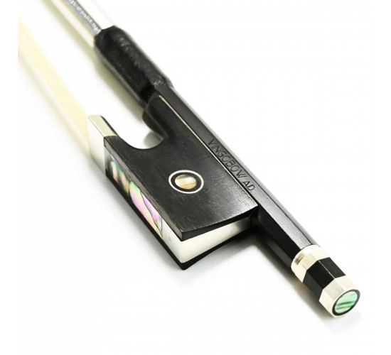 Vingobow 100V карбоновый смычок для скрипки 4/4, белый волос