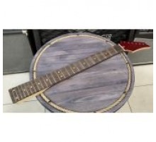 Гриф для электрогитары типа Ibanez, клен, накладка из палисандра, цвет красный
