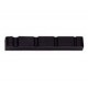 PARTS NT040BK Порожек верхний д/бас, 43*6мм, графитовый, черный
