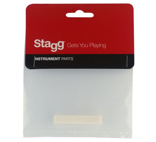 Stagg SP-NTCL-BONEB  верхний порожек для классической гитары, без прорезей, кость