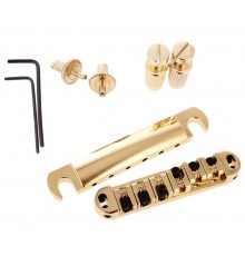 Бридж роликовый Tune-o-Matic stop bar, golden