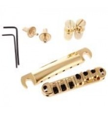 Бридж роликовый Tune-o-Matic stop bar, golden