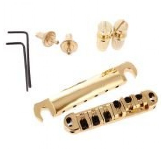 Бридж роликовый Tune-o-Matic stop bar, golden