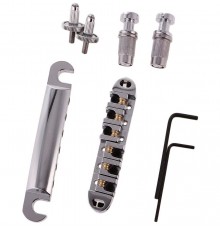Бридж роликовый Tune-o-Matic stop bar, silver