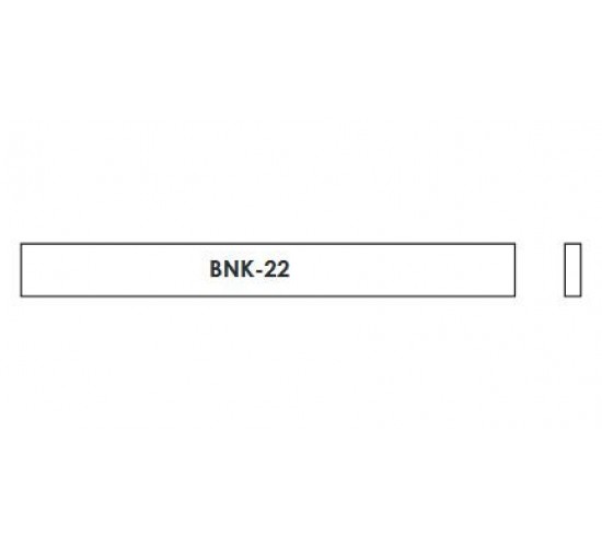 Hosco BNK-22 Заготовка нижнего порожка для гитары, кость, 75мм