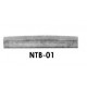 NTB-01, порожек Strat style 43.5х5.7х3.5 мм, без прорезей под струны, латунь