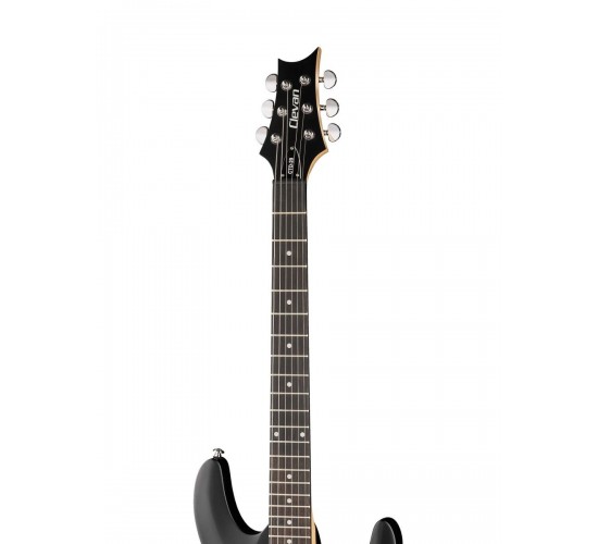 Clevan CTD-20-SBK Электрогитара, Stratocaster, цвет черный матовый