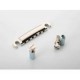 Gotoh GE101Z струнодержатель, никель, стоп-бар