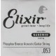 Elixir 14153 NANOWEB Отдельная струна для акустической гитары, фосфорная бронза, .053