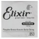 Elixir 14153 NANOWEB Отдельная струна для акустической гитары, фосфорная бронза, .053
