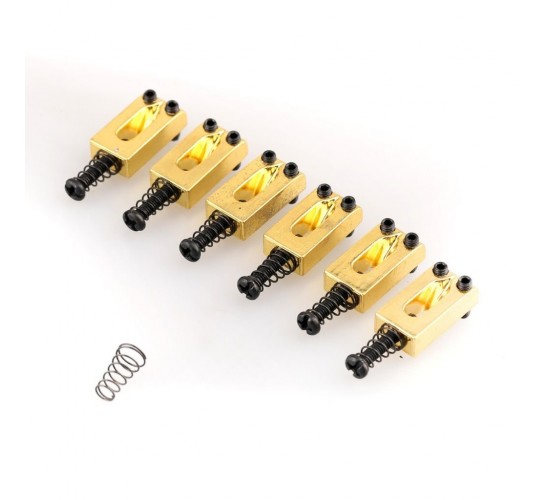Musiclily MX0884GD-6 Седло для бриджа, золото, 6шт