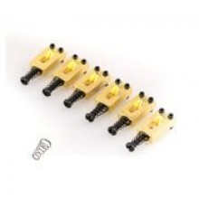 Musiclily MX0884GD-6 Седло для бриджа, золото, 6шт