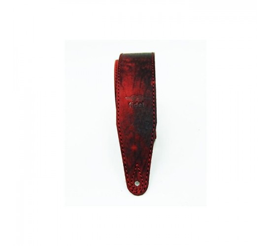 Fidel FL60033L21L Leather 21 Ремень для гитары, кожаный, магма