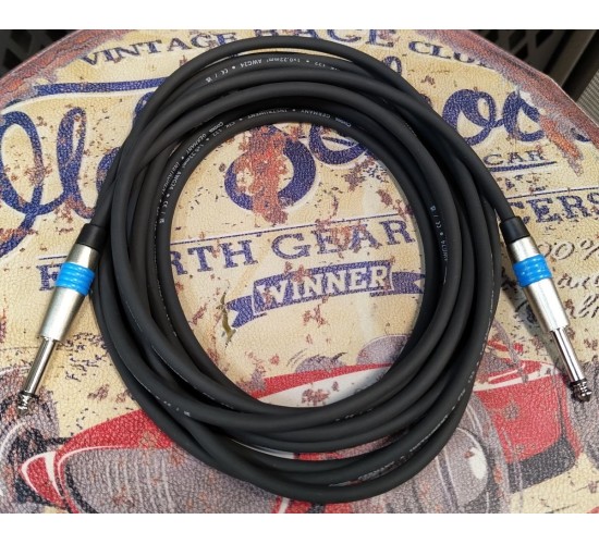 GS Cable кабель инструментальный, 5м (Cordial CIK 122 Black, разъемы Rean NYS224C-0)