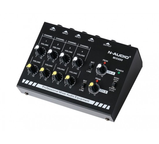 N-Audio MIX800 Микшер, 8 каналов