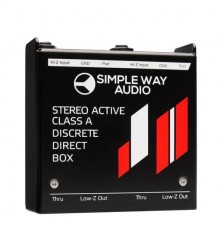 Simpleway Audio J2mini D.I. Box Дибокс, преобразователь сигнала для гитары, активный, стерео