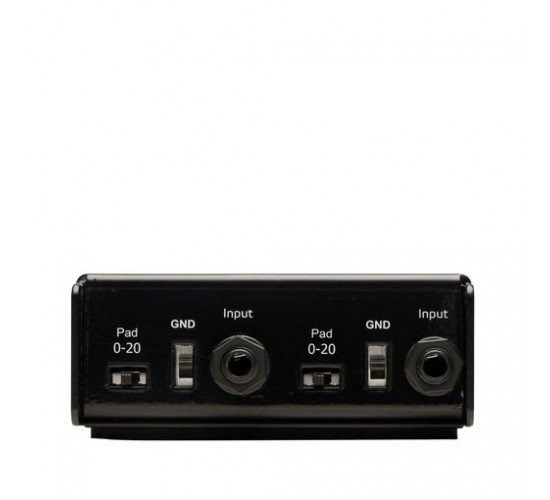 Simpleway Audio J2mini D.I. Box Дибокс, преобразователь сигнала для гитары, активный, стерео