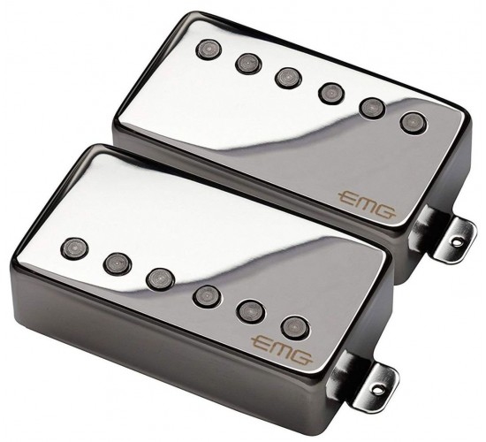 EMG JH Set Chrome (James Hetfield) Комплект звукоснимателей JH-N(neck) and the JH-B(bridge), цвет Chrome