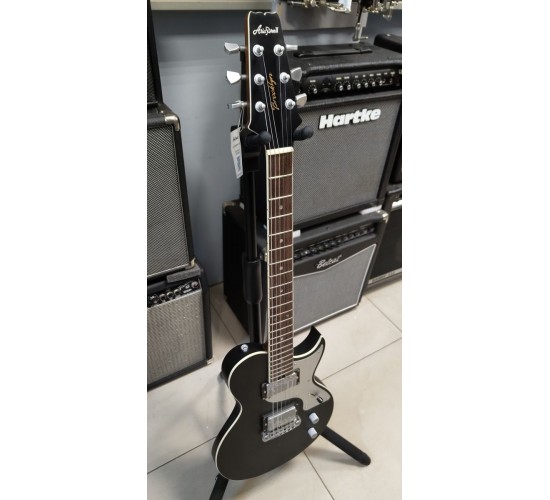 Aria 718-MK2 OPBK электрогитара, Les Paul, цвет Open Pore Black (открытые поры, чёрный) УЦЕНКА